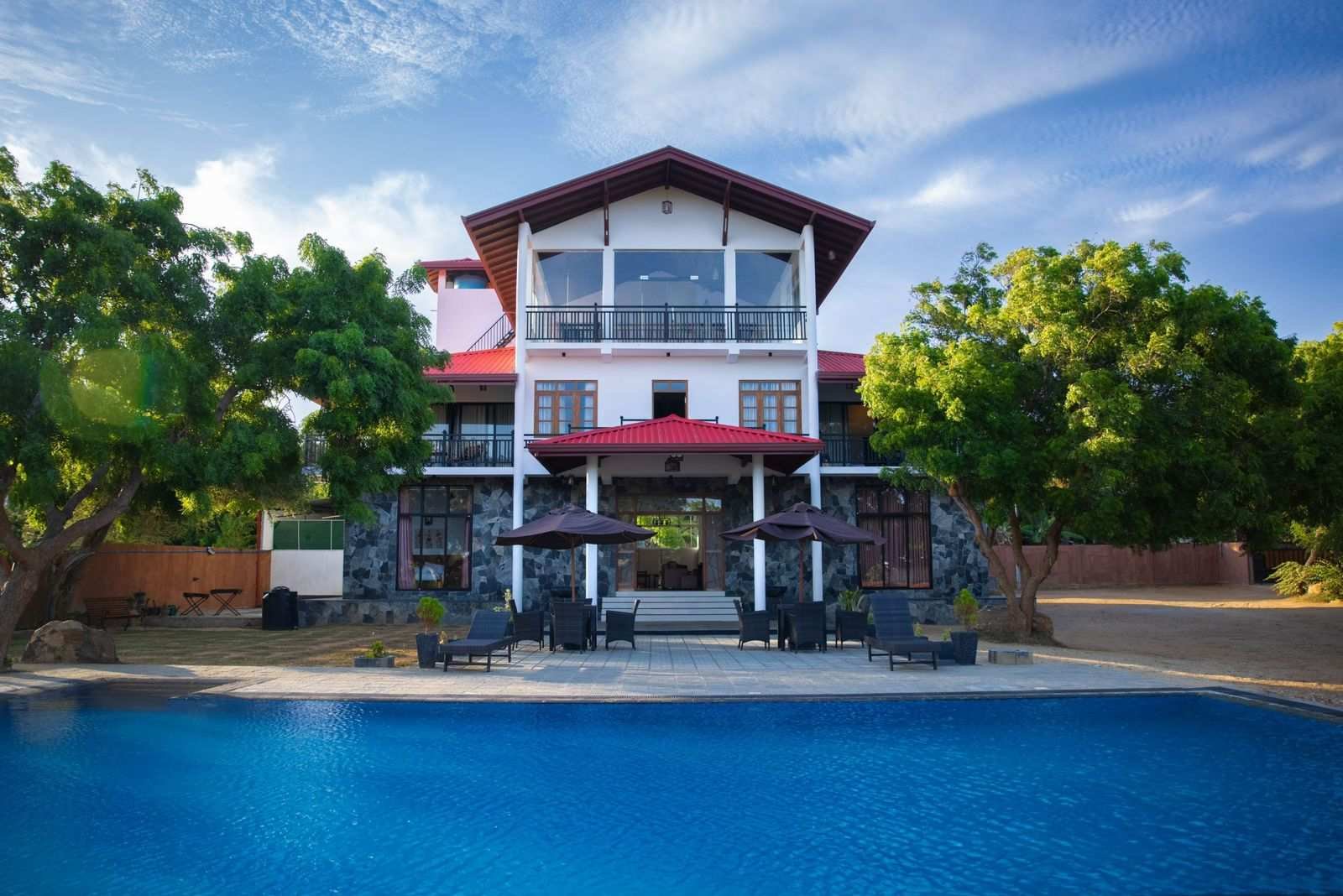 Yala villa Sri Lanka exterior view at Wilders Villa