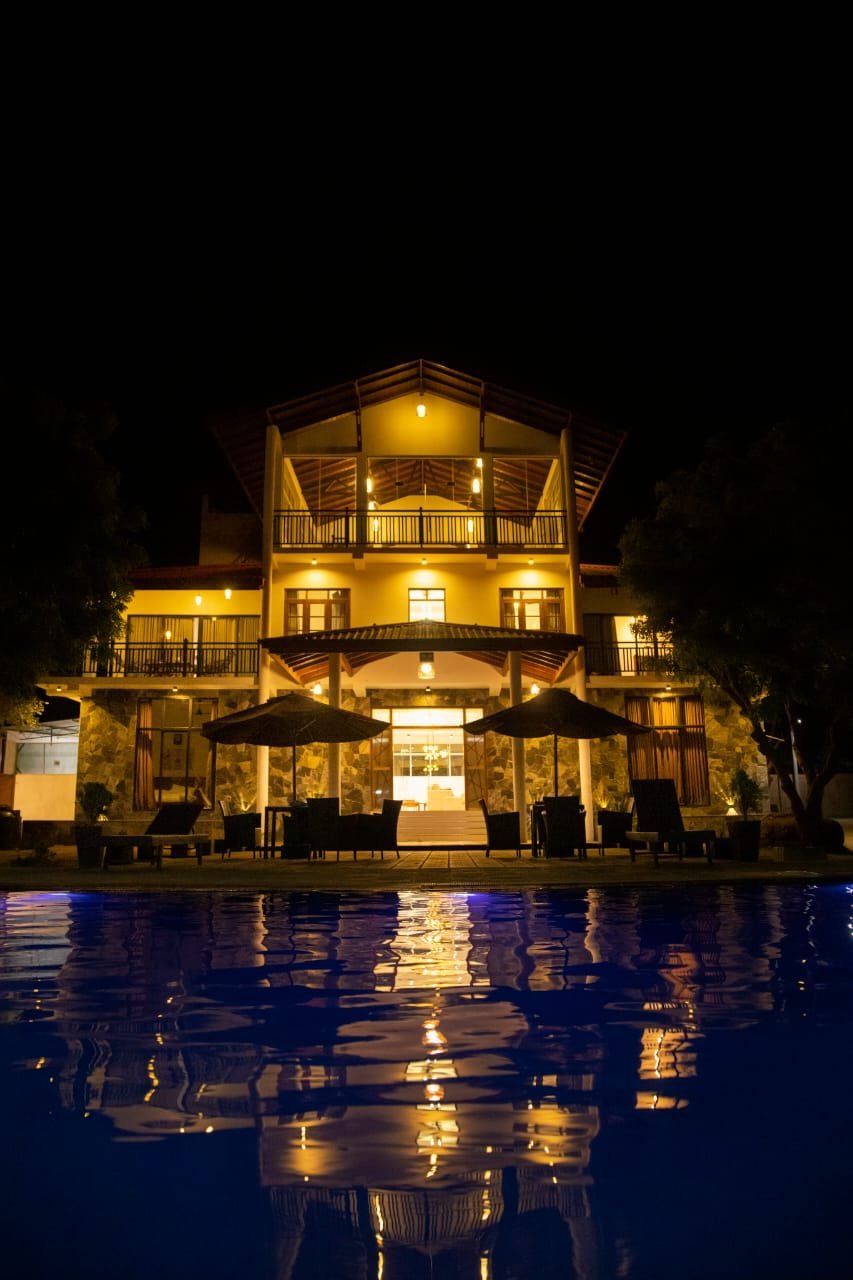 Yala villa Sri Lanka exterior view at Wilders Villa