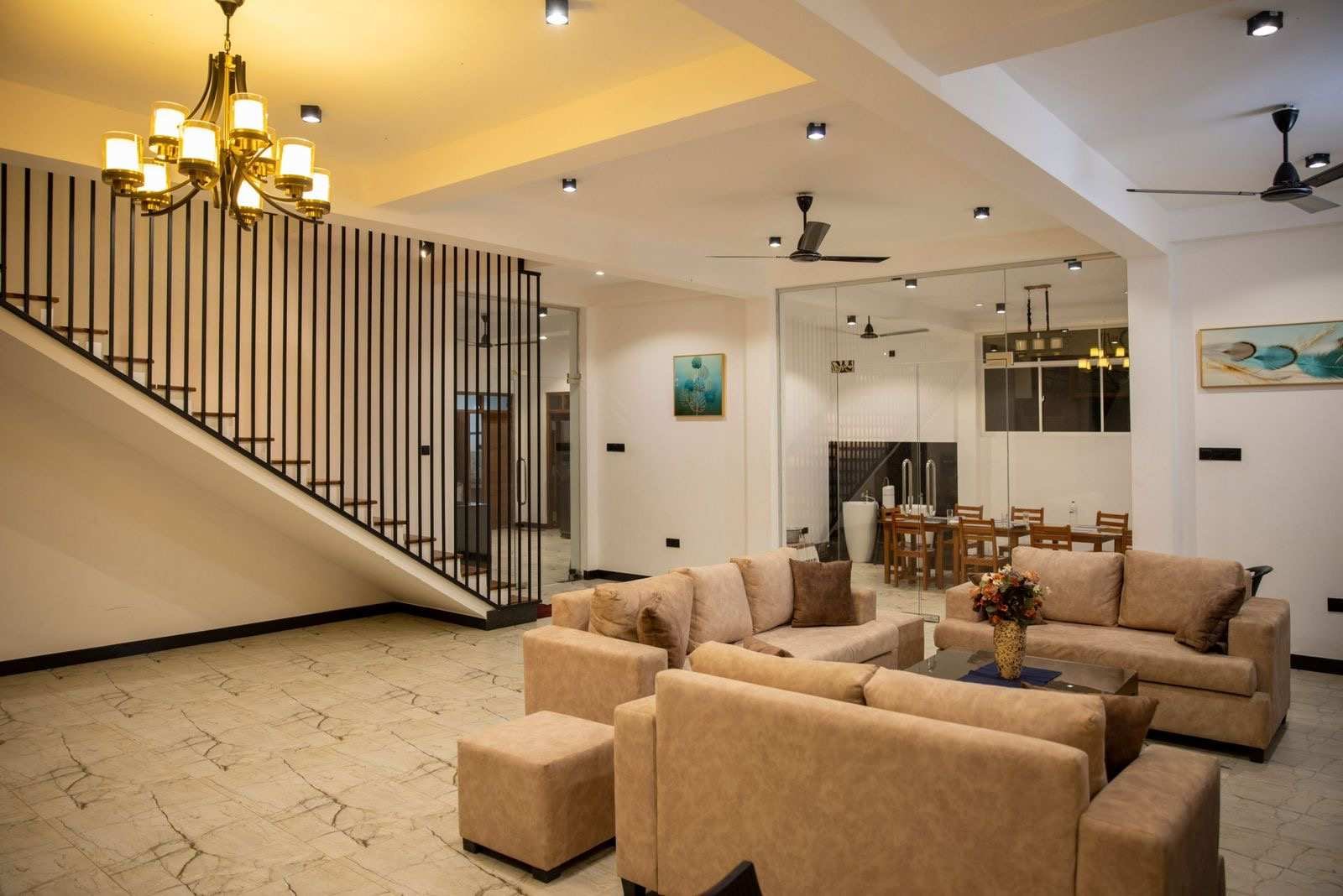 Yala villa Sri Lanka interior room at Wilders Villa