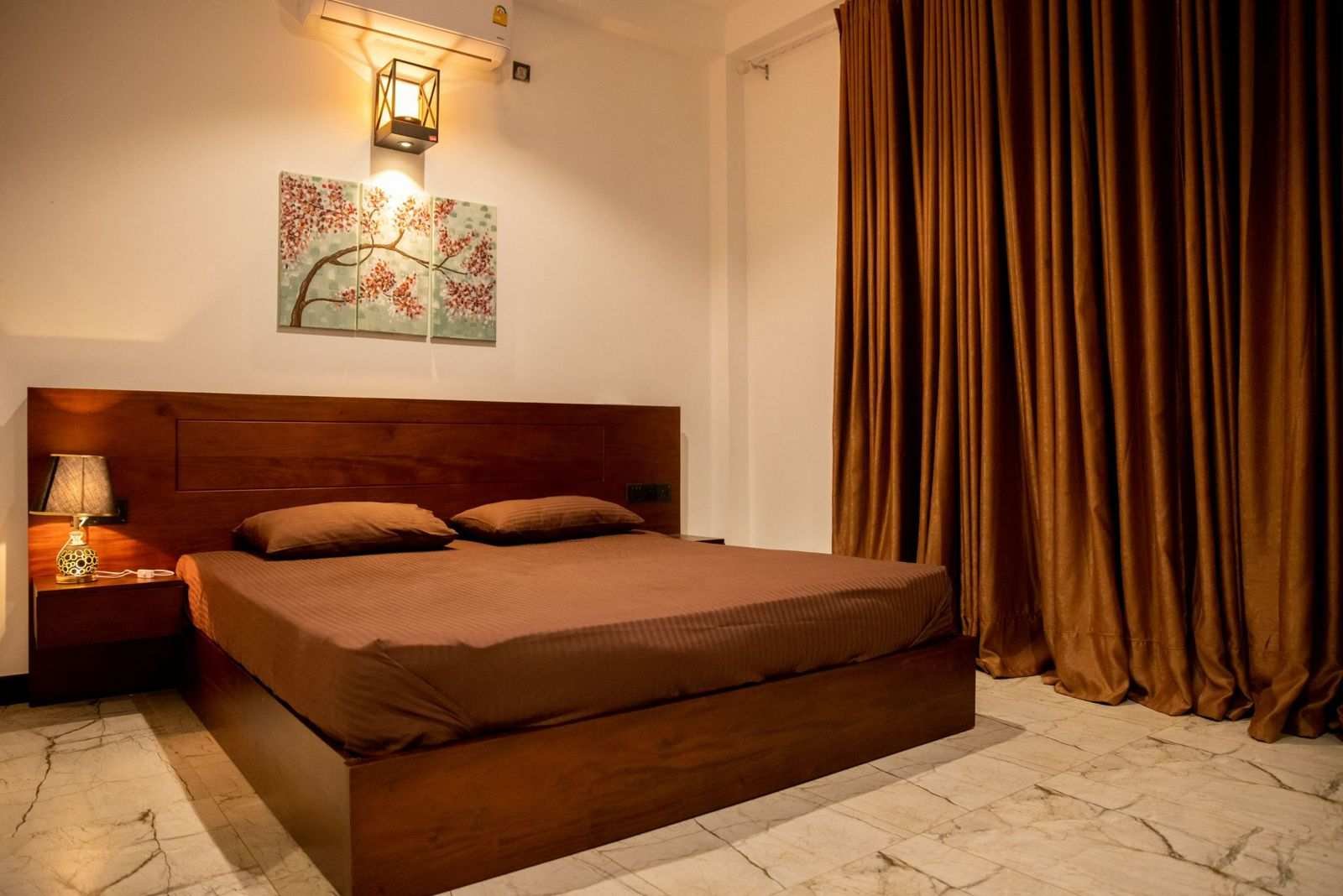 Yala villa Sri Lanka interior room at Wilders Villa